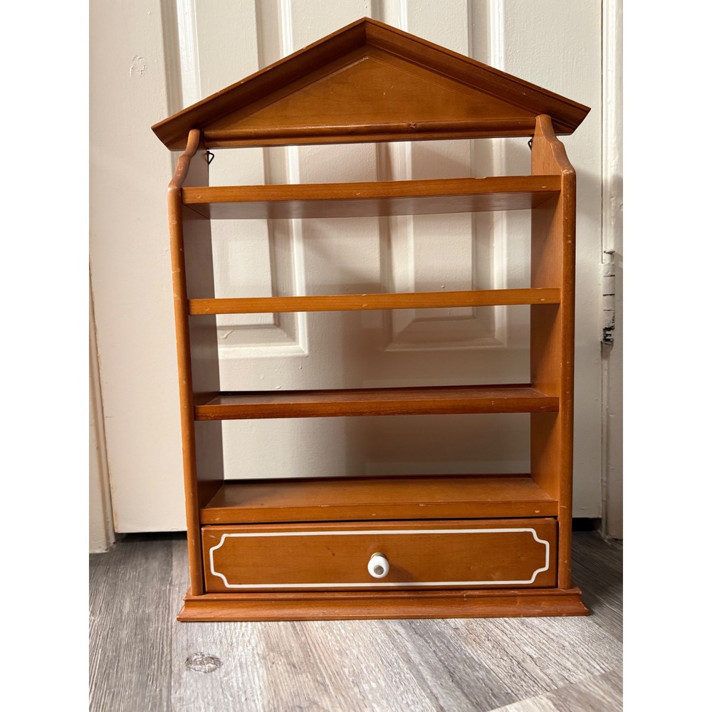 Lenox Spice Village Shelf Rack Only with Drawer Vintage Original 1989